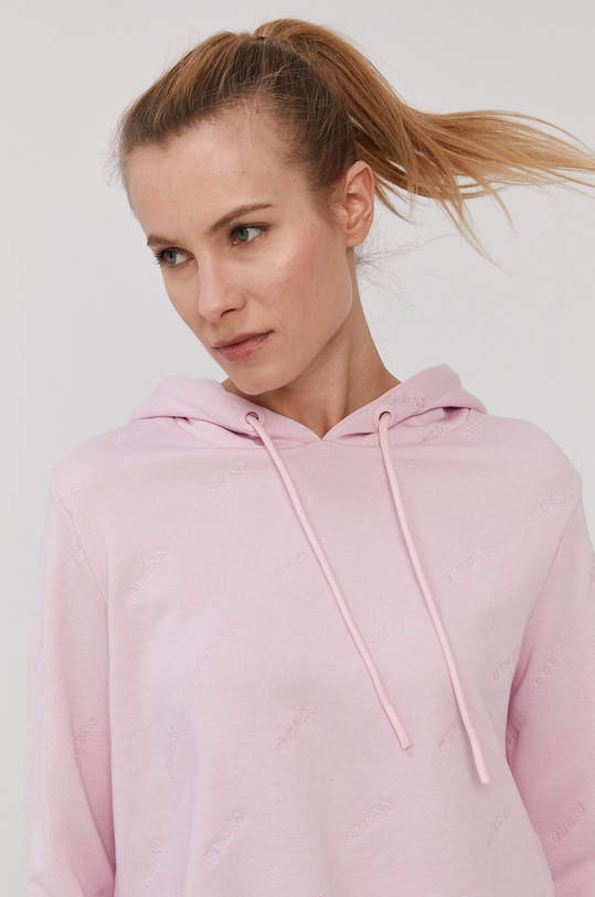 Guess Bluza różowy O1GA13.K8800
