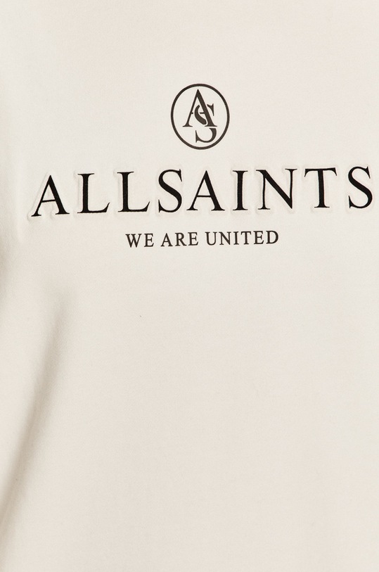 AllSaints - Bavlnená mikina WG567T biela