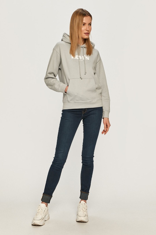 Levi's - Bluza bawełniana 18487.0007 szary SS21