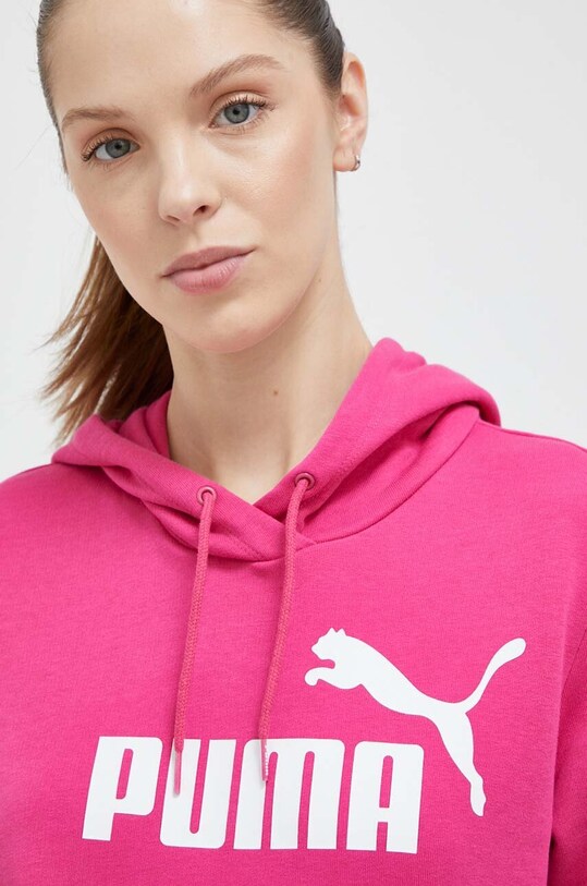 Puma bluza z kapturem różowy 586797