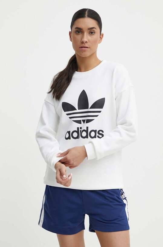 adidas Originals - Βαμβακερή μπλούζα λευκό GN2961
