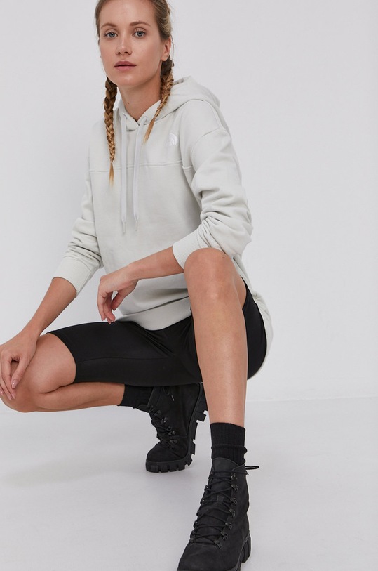 Mikina The North Face bavlna sivá NF0A491P9B81