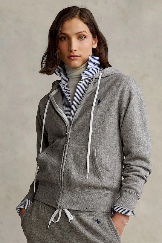 Polo Ralph Lauren bluza pozostałe szary 211794396004