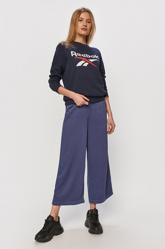 Reebok - Mikina GI6681 GI6681 tmavomodrá SS21