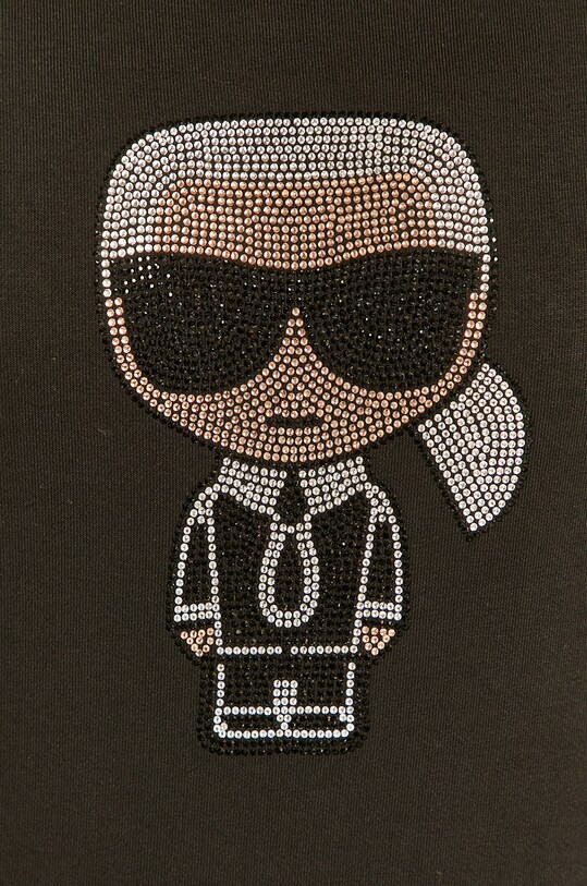 Karl Lagerfeld - Hanorac de bumbac 210W1822 negru