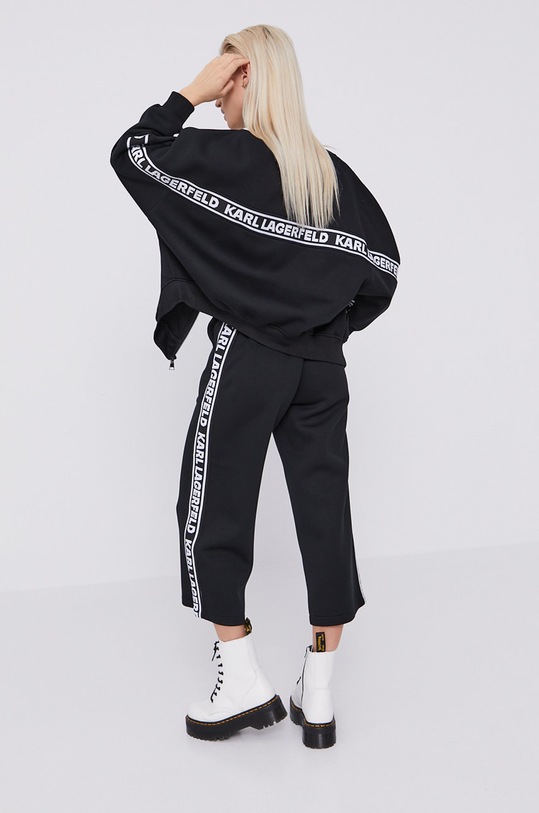 Mikina Karl Lagerfeld čierna 211W1802
