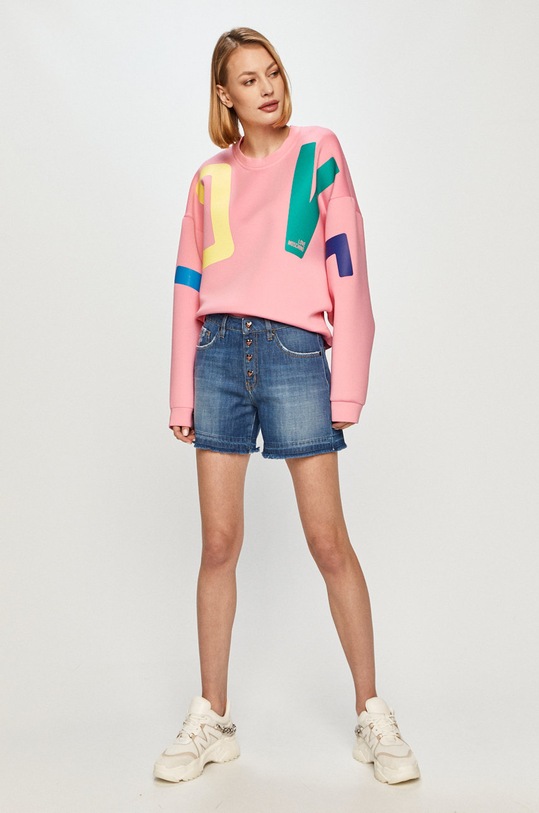 Love Moschino - Mikina W.6.431.01.E.2225 ružová SS21