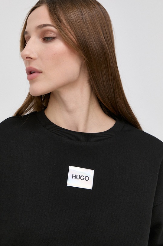 HUGO bluza bawełniana 50455971 czarny 50455971
