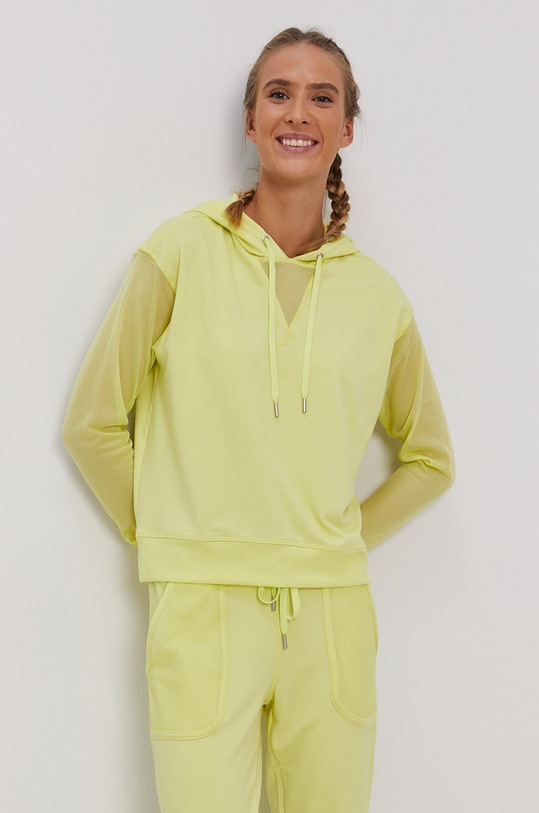 Dkny Bluza DP1T8054 z kapturem zielony DP1T8054