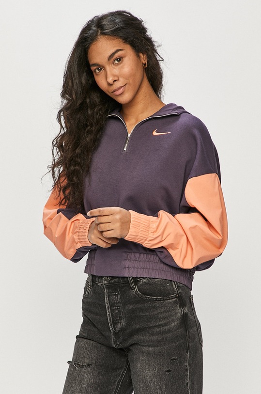 Nike Sportswear - Bluza z kapturem fioletowy CZ8164
