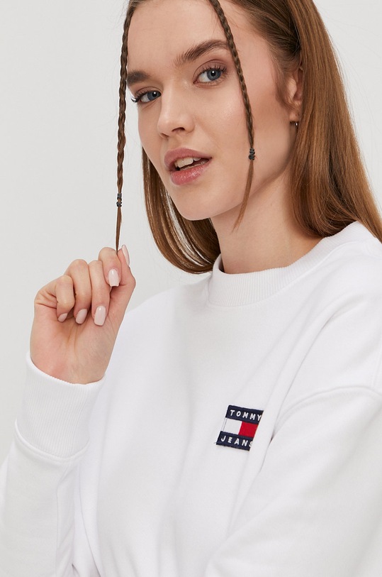 Mikina Tommy Jeans biela DW0DW09797.4891