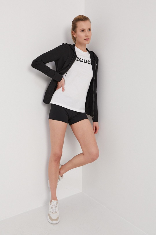 Reebok Bluza bawełniana GL2548 GL2548 czarny SS21