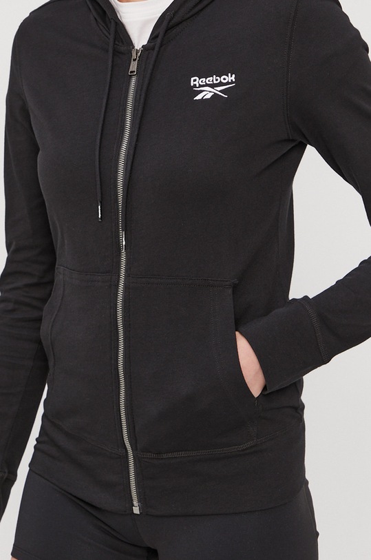 Reebok Bluza bawełniana GL2548 GL2548 czarny