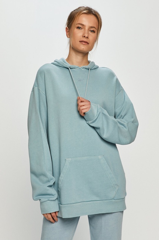 Mikina Reebok Classic GN4925 s kapucňou modrá GN4925