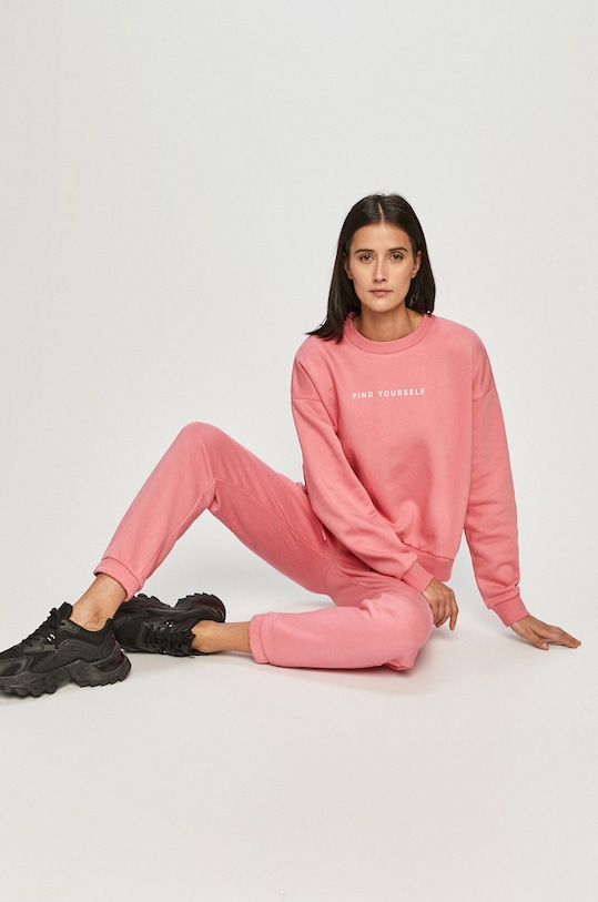 4F - Bluza pozostałe różowy D4Z20.BLD244