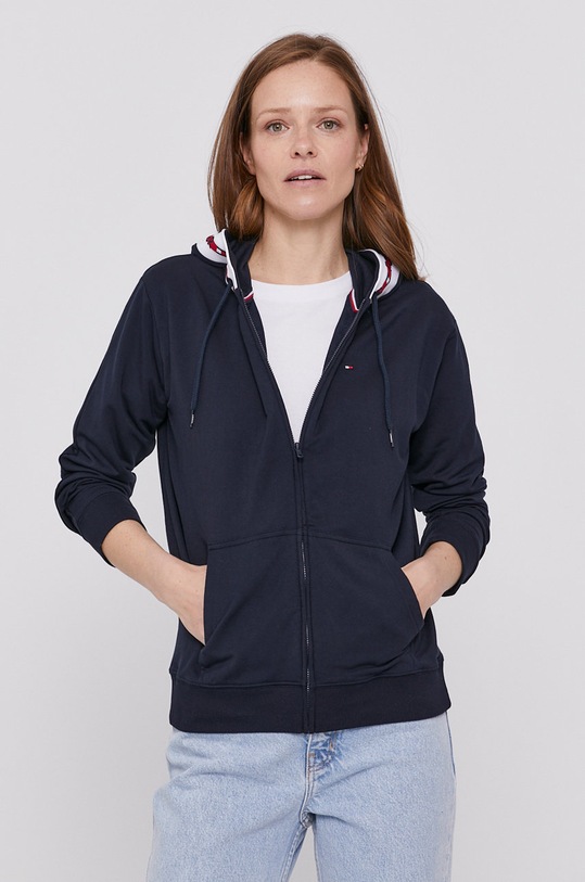 Mikina Tommy Hilfiger s kapucí námořnická modř UW0UW02534.4891