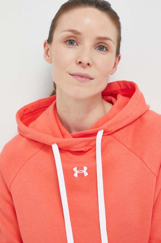 Under Armour bluza z kapturem pomarańczowy 1356317