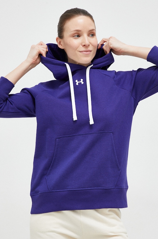 Under Armour bluza z kapturem fioletowy 1356317