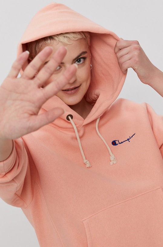 Champion - Mikina 113150 s kapucí oranžová 113150