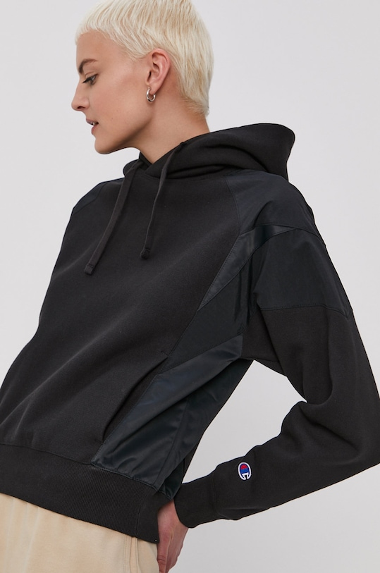 Champion sweatshirt plain black 114188