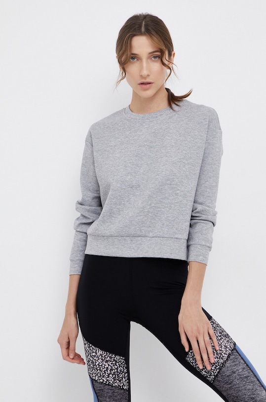 Mikina Only Play s elastanom sivá 15230217