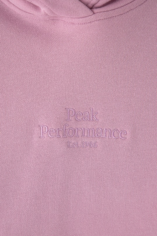 Odzież Peak Performance Bluza bawełniana G75612080 fioletowy