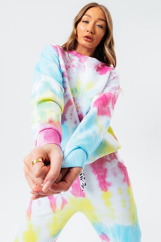 Hype Bluză TIE DYE cu modele multicolor YWF.221