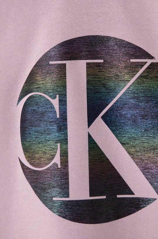 Calvin Klein Jeans Bluza bawełniana dziecięca IG0IG00752.4891 IG0IG00752.4891 różowy SS21