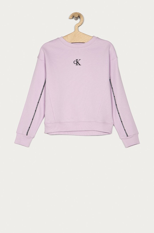 Calvin Klein Jeans - Bluza dziecięca 104-176 cm IG0IG00754.4891 aplikacja różowy IG0IG00754.4891