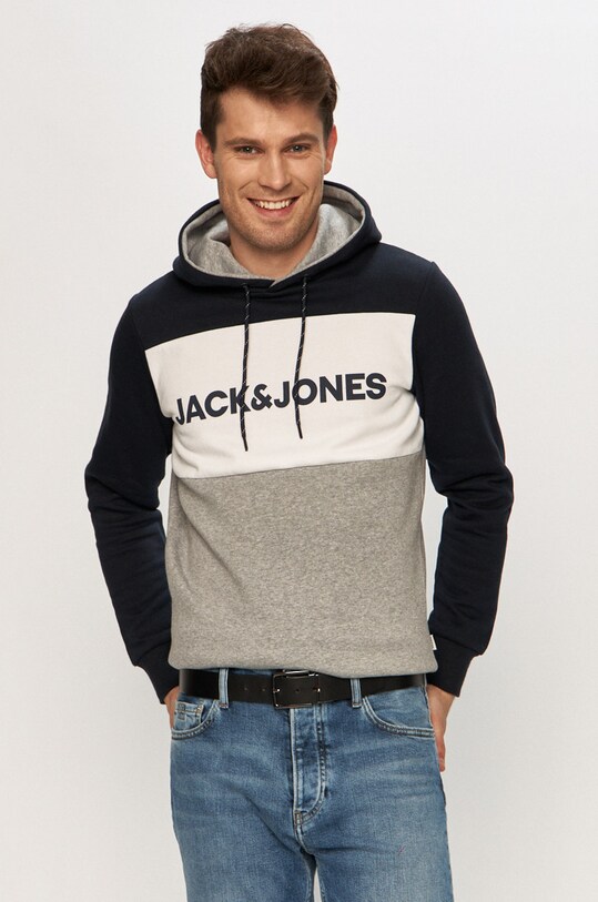 Jack & Jones - Mikina s kapucí námořnická modř 12172344