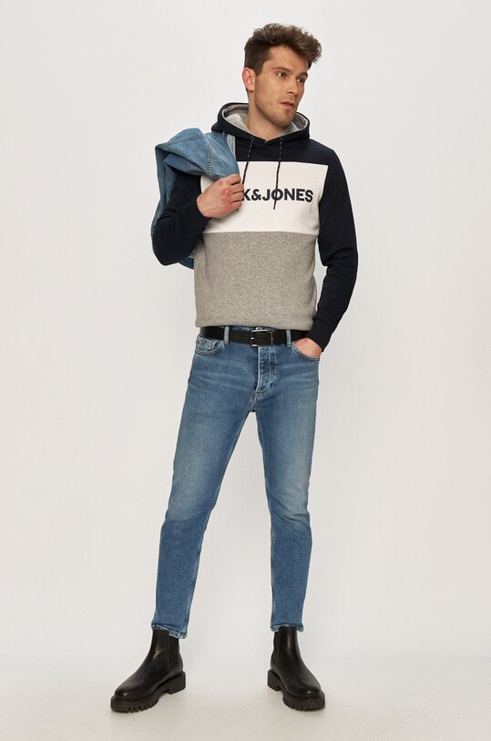 Jack & Jones - Mikina 12172344 námořnická modř AA00