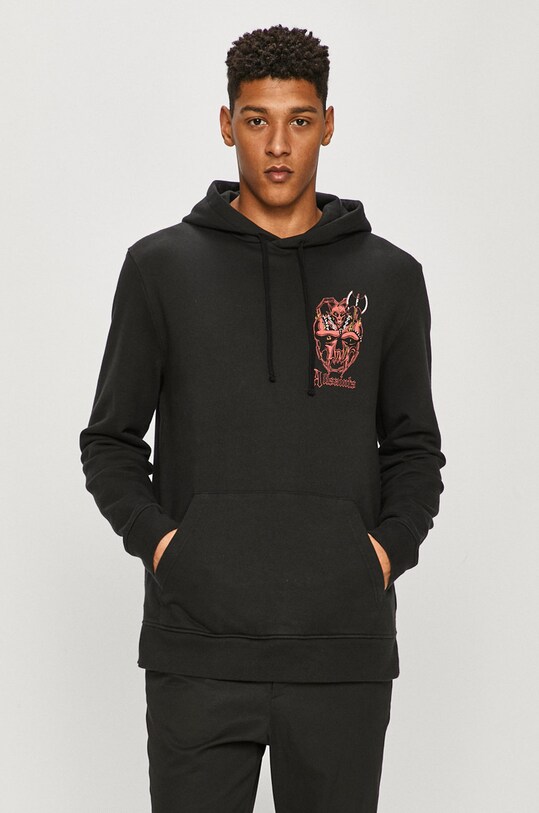 AllSaints - Bluza print negru MG066T