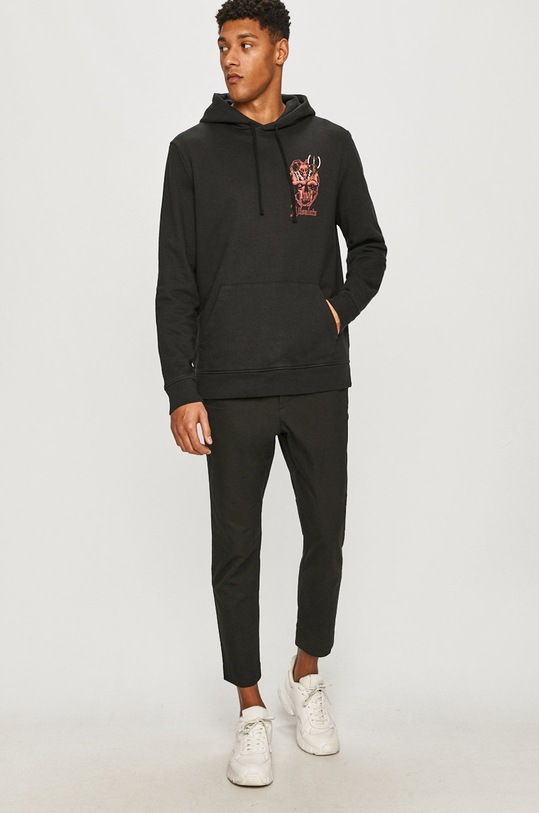 AllSaints - Bluza MG066T negru SS21
