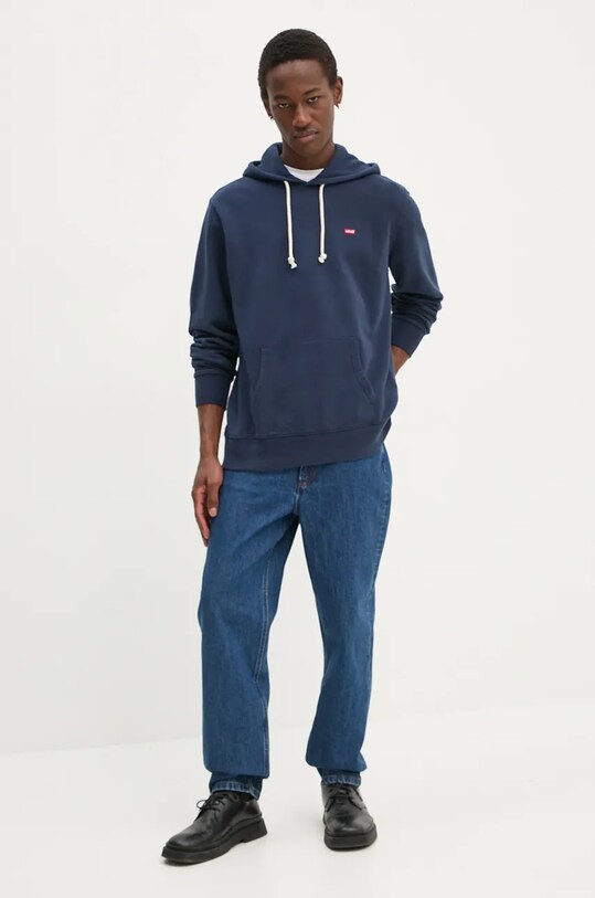 Levi's cotton sweatshirt 34581.0009 navy AW22
