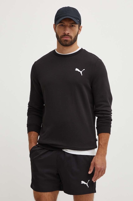 Puma Mikina 586684 bez kapucne čierna 586684