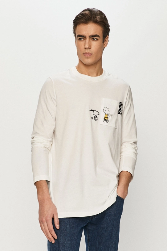 Puma longsleeve shirt x Peanuts LS with elastane white 530613