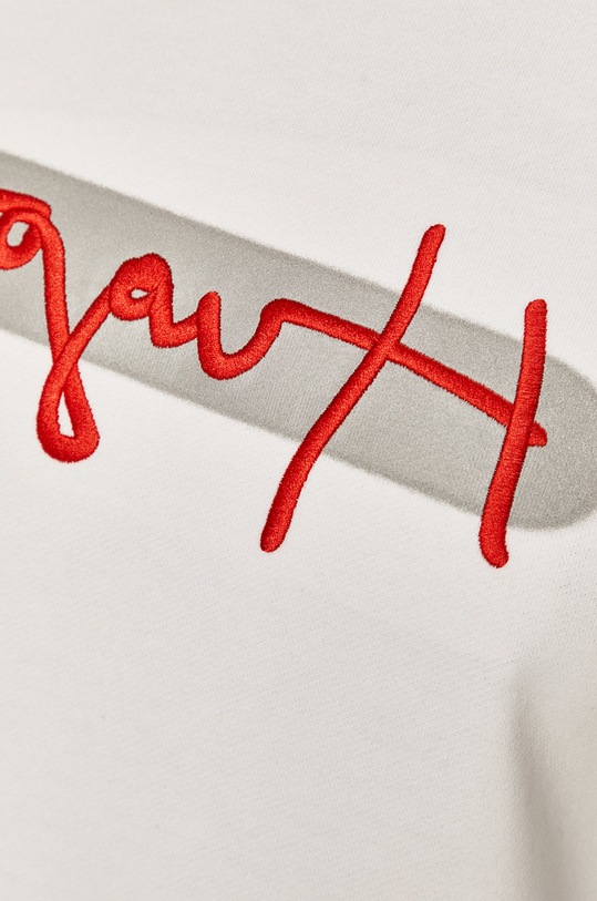 Hugo - Bavlnená mikina 50442619 biela