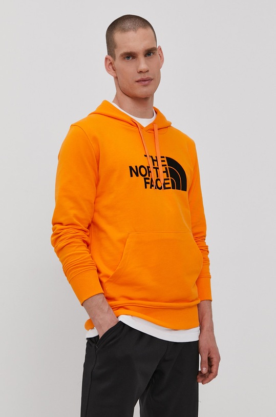 The North Face Bluza bawełniana pomarańczowy NF00A0TEPKH1