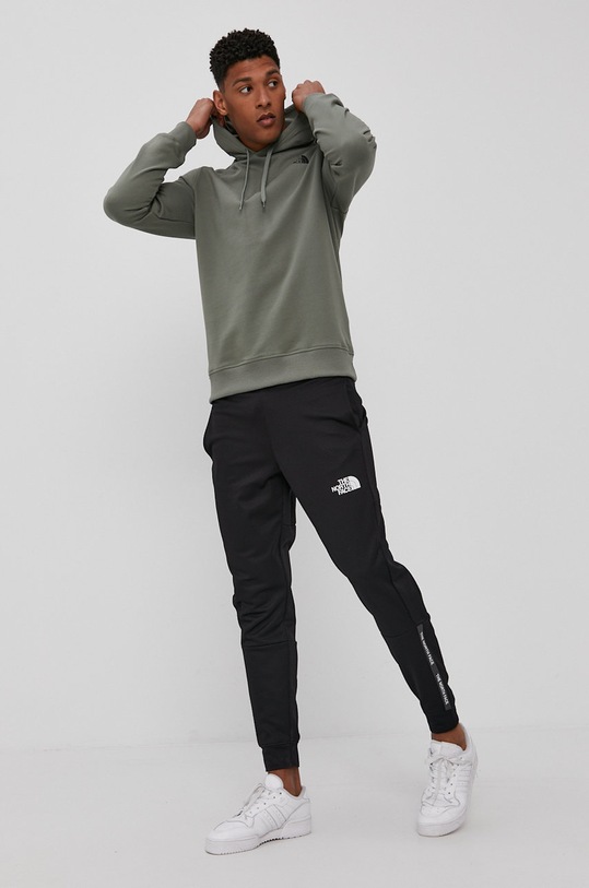 Îmbrăcăminte The North Face Hanorac de bumbac NF0A2S57V381 verde