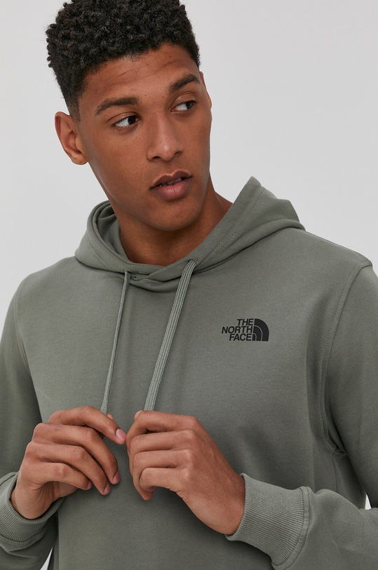 The North Face Hanorac de bumbac NF0A2S57V381 verde