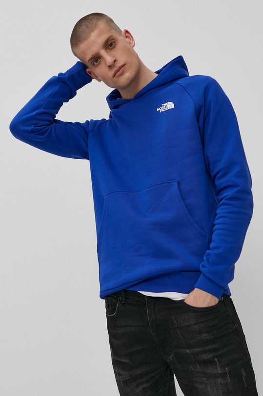 Bavlněná mikina The North Face NF0A2ZWUCZ61 modrá SS21