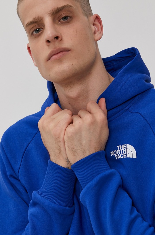 Bavlněná mikina The North Face modrá NF0A2ZWUCZ61