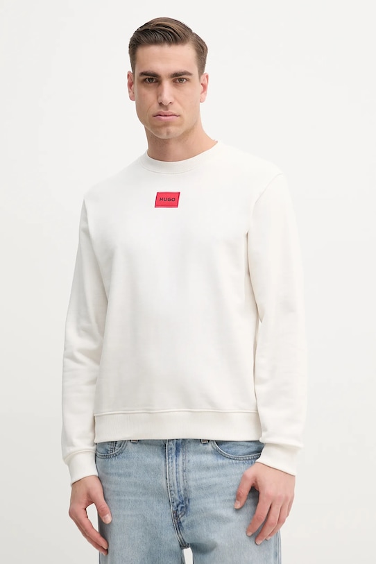 HUGO felpa in cotone senza bianco 50447964