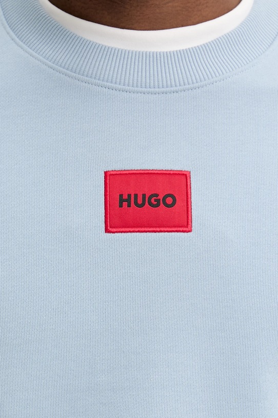 Bavlněná mikina HUGO 50447964 modrá