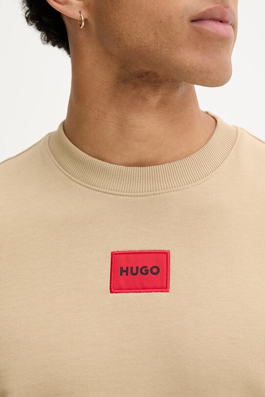 HUGO pamut melegítőfelső 50447964 zöld