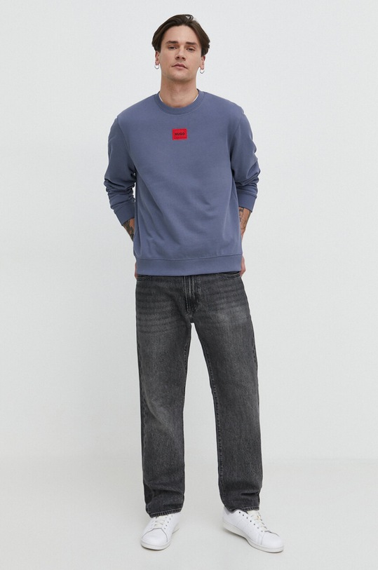 HUGO hanorac de bumbac Diragol212 50447964 albastru AA00