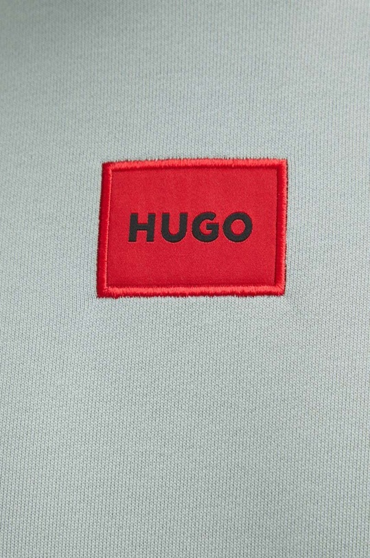Βαμβακερή μπλούζα HUGO 50447964 πράσινο