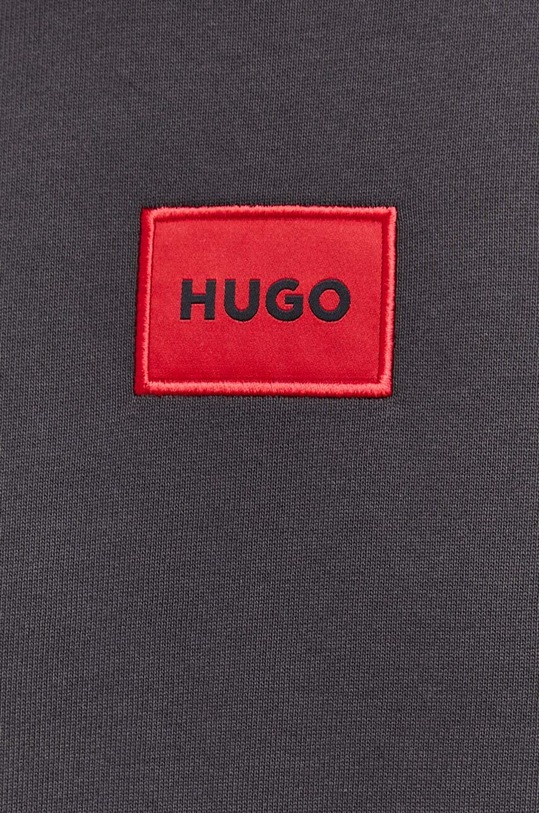 HUGO bluza bawełniana 50447964 szary