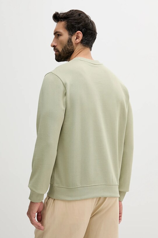 HUGO hanorac de bumbac 50447964 verde AW25