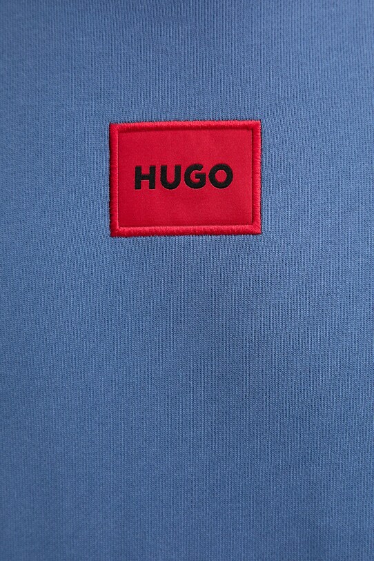 HUGO felpa in cotone 50447964 blu